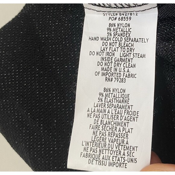 Alex Evening Beaded Sleeve Twinset 2X Black Fairy Glam Party Wedding Guest Wear - Picture 9 of 9